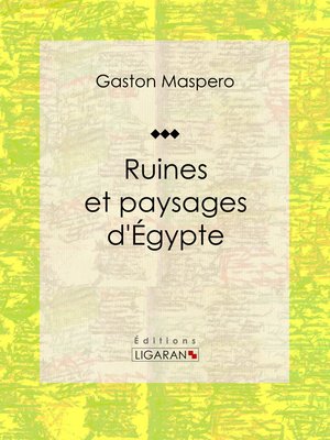 cover image of Ruines et paysages d'Égypte